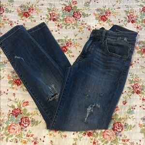 Judy Blue Relaxed Fit Distressed Skinny Jeans Womens Size 3/26
